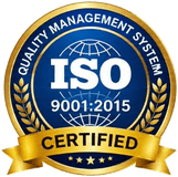 ISO 9001:2015 certified quality management system